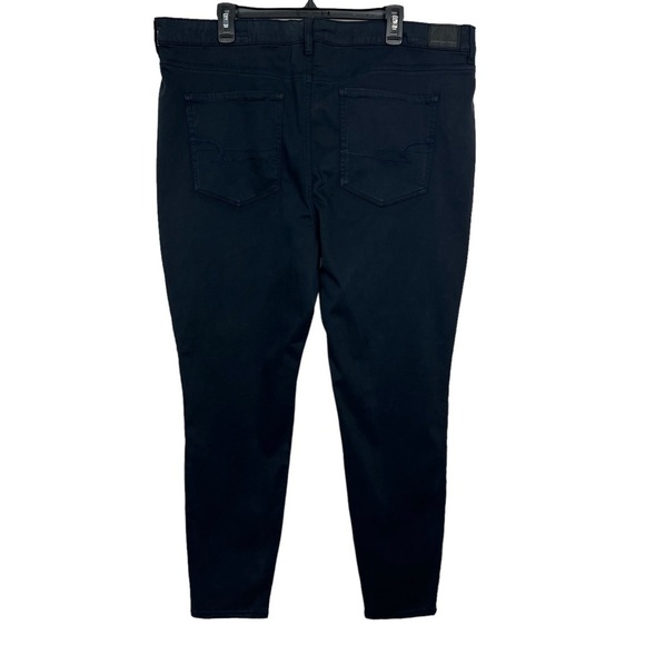 American Eagle Outfitters Women’s Hi-Rise Jegging Pants Sz 22 Dark Navy Blue - Picture 3 of 14